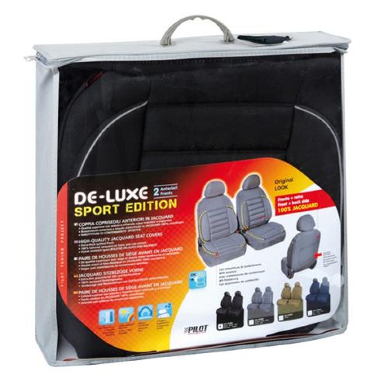 Καλύμματα Καθισμάτων DE-LUXE SPORT EDITION 2τεμ. Μαύρο - Lampa - L5478.5 Καλύμματα Καθισμάτων DE-LUXE SPORT EDITION 2τεμ. Μαύρο - Lampa - L5478.5