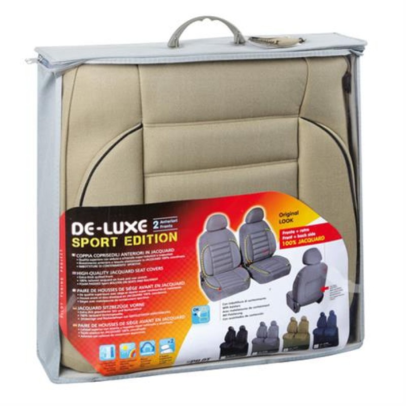 Καλύμματα Καθισμάτων DE-LUXE SPORT EDITION 2τεμ. Μπεζ - Lampa - L5478.7 Καλύμματα Καθισμάτων DE-LUXE SPORT EDITION 2τεμ. Μπεζ - Lampa - L5478.7