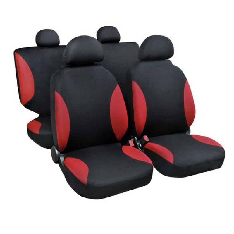 ΚΑΛΥΜΜΑΤΑ ΚΑΘΙΣΜΑΤΩΝ PALINURO SET 4ΤΕΜ. ΜΑΥΡΟ/KOKKINO - Lampa - L5496.2