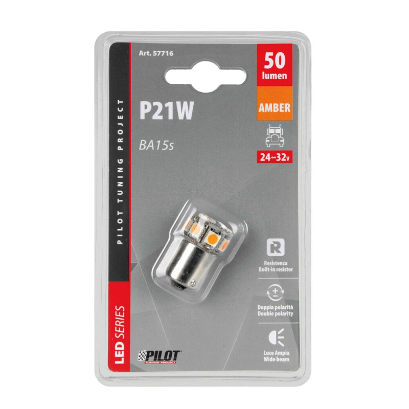 P21W 24/32V Ba15s 50lm 10xSMDx1CHIP LED CAN-BUS (ΦΟΥΝΤΟΥΚΙ) ΠΟΡΤΟΚΑΛΙ ΔΙΑΘΛΑΣΗΣ BLISTER LAMPA - 1 TEM. - Lampa - L5771.6 P21W 24/32V Ba15s 50lm 10xSMDx1CHIP LED CAN-BUS (ΦΟΥΝΤΟΥΚΙ) ΠΟΡΤΟΚΑΛΙ ΔΙΑΘΛΑΣΗΣ BLISTER LAMPA - 1 TEM. - Lampa - L5771.6