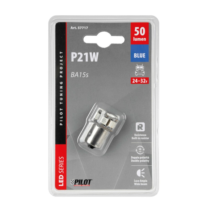 P21W 24/32V Ba15s 50lm 10xSMDx1CHIP LED CAN-BUS (ΦΟΥΝΤΟΥΚΙ) ΜΠΛΕ ΔΙΑΘΛΑΣΗΣ BLISTER LAMPA - 1 TEM. - Lampa - L5771.7 P21W 24/32V Ba15s 50lm 10xSMDx1CHIP LED CAN-BUS (ΦΟΥΝΤΟΥΚΙ) ΜΠΛΕ ΔΙΑΘΛΑΣΗΣ BLISTER LAMPA - 1 TEM. - Lampa - L5771.7