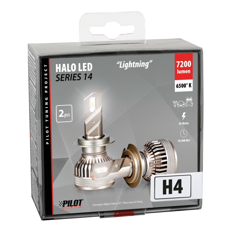 H4 9-32V P43t 6.500K 7.200lm 45W HALO LED LIGHTING SERIES 14 G-XP SPECIAL CHIPS LED KIT LAMPA - 2 TEM. - Lampa - L5772.5 H4 9-32V P43t 6.500K 7.200lm 45W HALO LED LIGHTING SERIES 14 G-XP SPECIAL CHIPS LED KIT LAMPA - 2 TEM. - Lampa - L5772.5