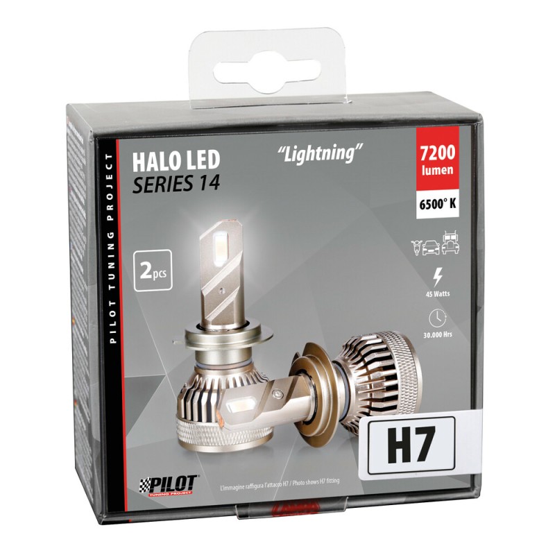 H7 9-32V PX26d 6.500K 7.200lm 45W HALO LED LIGHTING SERIES 14 G-XP SPECIAL CHIPS LED KIT LAMPA - 2 TEM. - Lampa - L5772.6 H7 9-32V PX26d 6.500K 7.200lm 45W HALO LED LIGHTING SERIES 14 G-XP SPECIAL CHIPS LED KIT LAMPA - 2 TEM. - Lampa - L5772.6