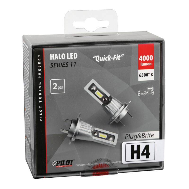 H4 12/24V P43t 6.500K 2.000lm 15W 12LED SEOUL CSP-Y19chips HALO LED SERIE 11 PLUG & BRITE 2ΤΕΜ. - Lampa - L5780.7 H4 12/24V P43t 6.500K 2.000lm 15W 12LED SEOUL CSP-Y19chips HALO LED SERIE 11 PLUG & BRITE 2ΤΕΜ. - Lampa - L5780.7