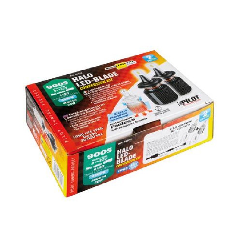 H10/HB3 9005 9-32V P20d 6LED 6.500K 4.000lm 20W CANBUS SEOUL CSP-Y19chips HALO LED BLADE 2ΤΕΜ. - Lampa - L5781.2 H10/HB3 9005 9-32V P20d 6LED 6.500K 4.000lm 20W CANBUS SEOUL CSP-Y19chips HALO LED BLADE 2ΤΕΜ. - Lampa - L5781.2
