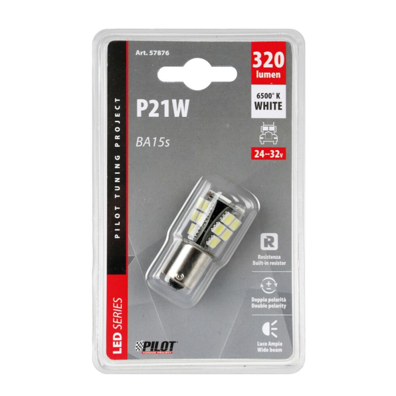 P21W 24/32V Ba15s 320lm 18xSMDx1CHIP LED CAN-BUS (ΦΟΥΝΤΟΥΚΙ) ΛΕΥΚΟ BLISTER LAMPA - 1 TEM. - Lampa - L5787.6 P21W 24/32V Ba15s 320lm 18xSMDx1CHIP LED CAN-BUS (ΦΟΥΝΤΟΥΚΙ) ΛΕΥΚΟ BLISTER LAMPA - 1 TEM. - Lampa - L5787.6