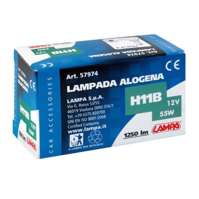H11B Λάμπα Αλογόνου 12V - 55W - PGJY19-2 - 1 τεμ Κουτί - Lampa - L5797.4 H11B Λάμπα Αλογόνου 12V - 55W - PGJY19-2 - 1 τεμ Κουτί - Lampa - L5797.4