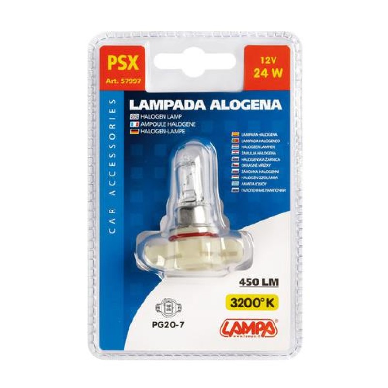 PSX24W 12V 24W 450lm PG20-7 STANDARD LINE 1Τεμ. σε BLISTER - Lampa - L5799.7 PSX24W 12V 24W 450lm PG20-7 STANDARD LINE 1Τεμ. σε BLISTER - Lampa - L5799.7