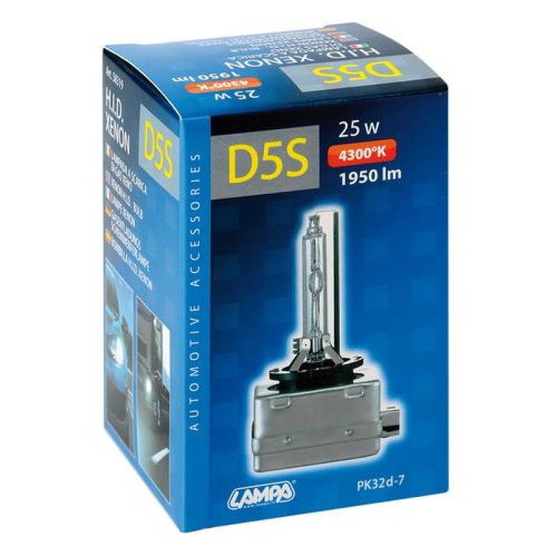 D5S 25W PK32d-7 12/24V 4.300K 1950lm 1ΤΕΜ. ΣΕ ΚΟΥΤΙ - Lampa - L5831.9 D5S 25W PK32d-7 12/24V 4.300K 1950lm 1ΤΕΜ. ΣΕ ΚΟΥΤΙ - Lampa - L5831.9
