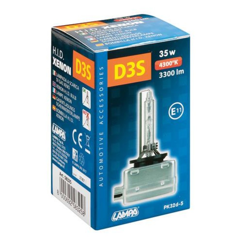 D3S 35W 12/24V 4.300K 1ΤΕΜ. ΣΕ ΚΟΥΤΙ - Lampa - L5832.5 D3S 35W 12/24V 4.300K 1ΤΕΜ. ΣΕ ΚΟΥΤΙ - Lampa - L5832.5