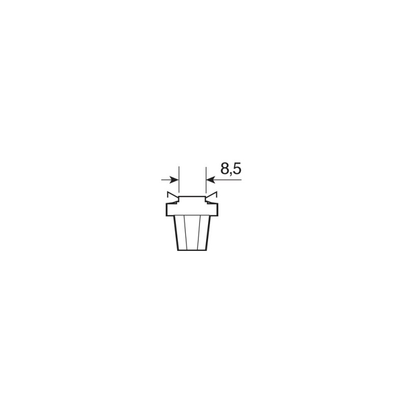 ΛΑΜΠΑΚΙΑ ΜΕ LED B8.5d ΛΕΥΚΟ ΦΩΣ ΚΑΡΦΙ - Lampa - 5849.4-LM