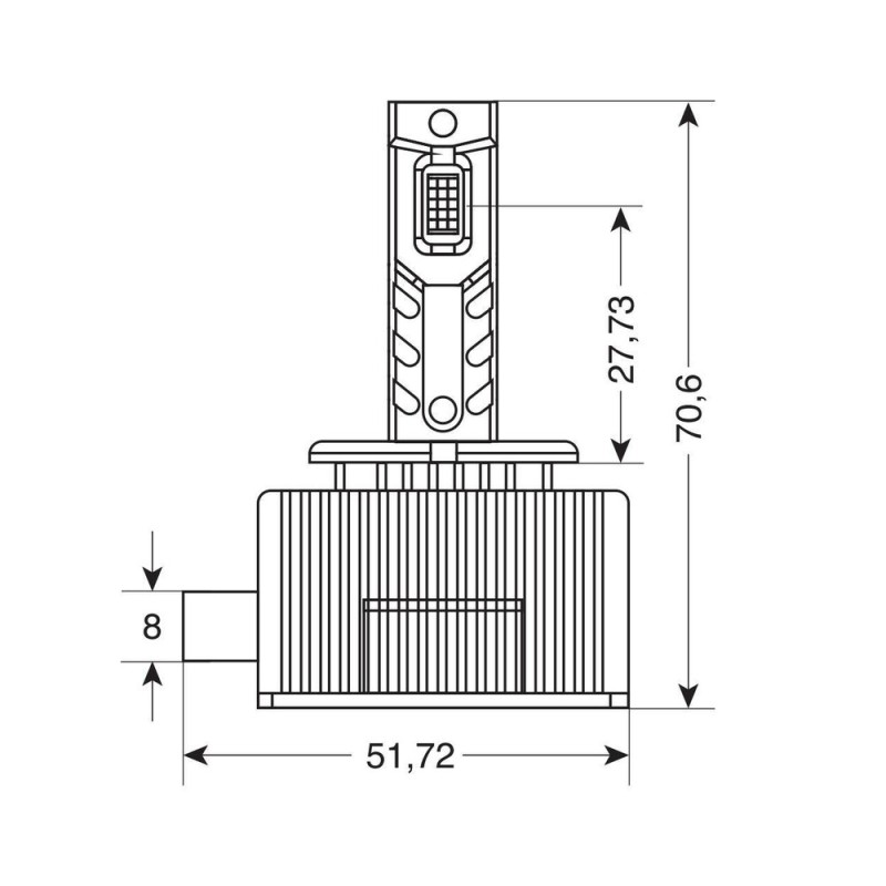 D3S/D3R 12/24V 35W 6.000K 8000lm LED SEOUL CSP-3570chips CAN BUS PLUG & PLAY LAMPA - 2ΤΕΜ. - Lampa - L5855.2 D3S/D3R 12/24V 35W 6.000K 8000lm LED SEOUL CSP-3570chips CAN BUS PLUG & PLAY LAMPA - 2ΤΕΜ. - Lampa - L5855.2