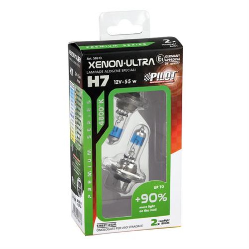 H7 12V 55W PX26d XENON ULTRA 4.800K +90% 2ΤΕΜ. - Lampa - L5861.3 H7 12V 55W PX26d XENON ULTRA 4.800K +90% 2ΤΕΜ. - Lampa - L5861.3