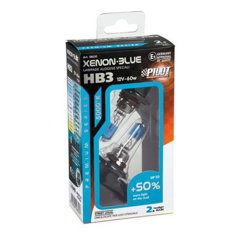 HB3 12V 60W P20d XENON BLUE 5.000K +50% 2ΤΕΜ - Lampa - L5863.0 HB3 12V 60W P20d XENON BLUE 5.000K +50% 2ΤΕΜ - Lampa - L5863.0