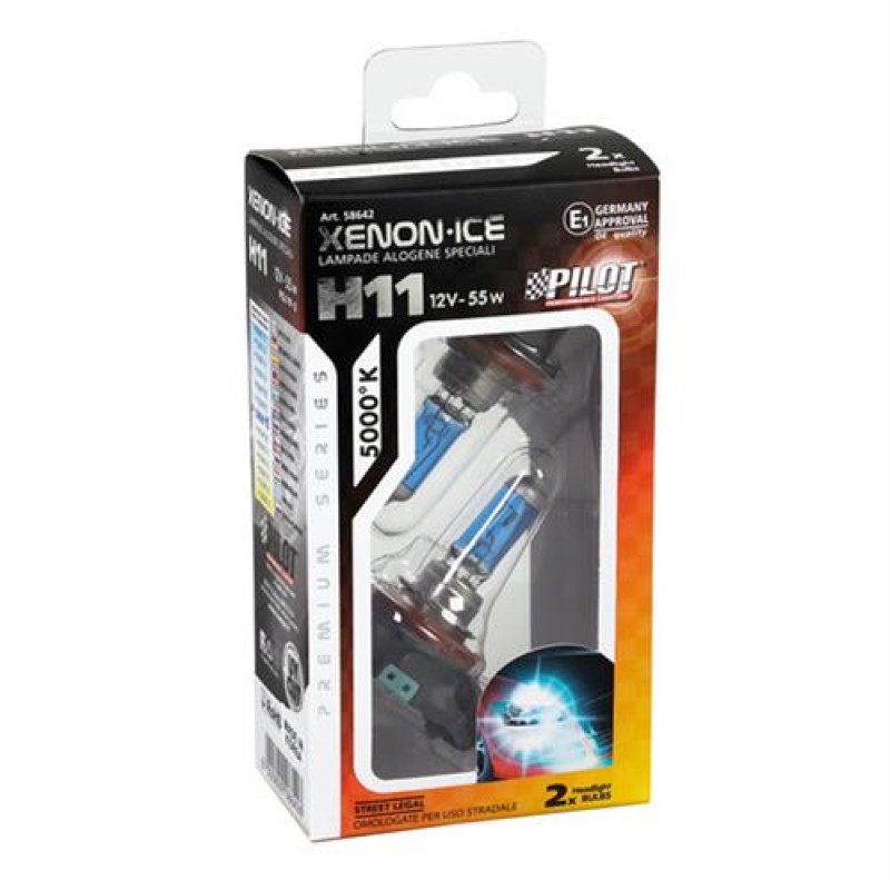 H11 12V 55W PGJ19-2 XENON ICE 5.000K 2ΤΕΜ. - Lampa - L5864.2 H11 12V 55W PGJ19-2 XENON ICE 5.000K 2ΤΕΜ. - Lampa - L5864.2
