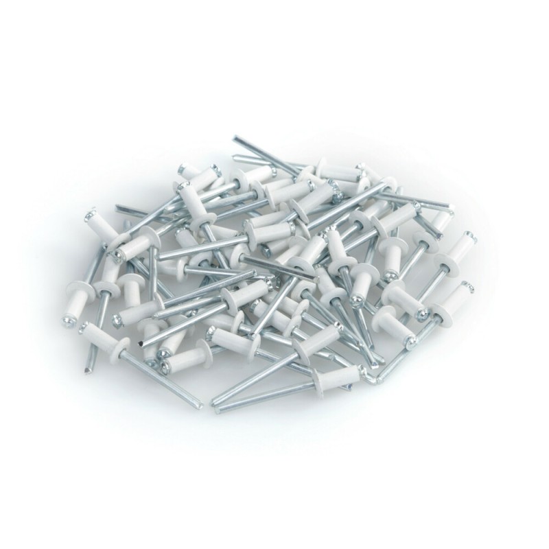 ΠΡΙΤΣΙΝΙΑ ΑΛΟΥΜΙΝΙΟΥ 4,8x12mm (ΒΑΘΟΣ ΤΡΥΠΑΣ 2-6mm/ ΕΣΩΤΕΡΙΚΗ ΔΙΑΜΕΤΡΟ 5,3mm) ΛΕΥΚΑ 50ΤΕΜ - Lampa - L5958.3