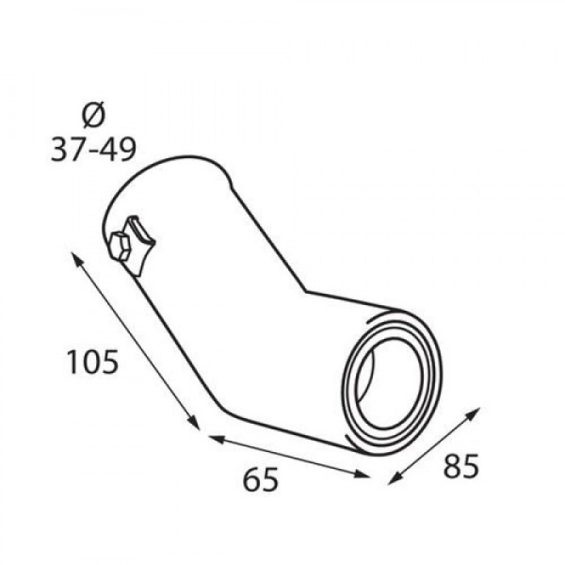 ΑΚΡΟ ΕΞΑΤΜΙΣΗΣ TS-20 (ΓΙΑ LANCIA YPSILON 2011>) Φ 37-49mm - ΛΟΞΟ - Lampa - L6001.4 ΑΚΡΟ ΕΞΑΤΜΙΣΗΣ TS-20 (ΓΙΑ LANCIA YPSILON 2011>) Φ 37-49mm - ΛΟΞΟ - Lampa - L6001.4