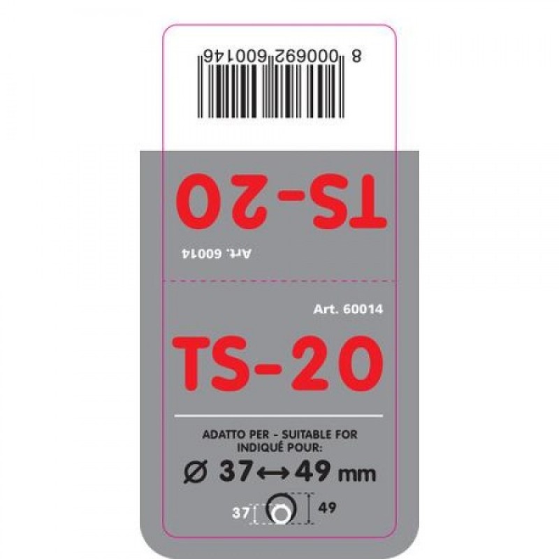 ΑΚΡΟ ΕΞΑΤΜΙΣΗΣ TS-20 (ΓΙΑ LANCIA YPSILON 2011>) Φ 37-49mm - ΛΟΞΟ - Lampa - L6001.4 ΑΚΡΟ ΕΞΑΤΜΙΣΗΣ TS-20 (ΓΙΑ LANCIA YPSILON 2011>) Φ 37-49mm - ΛΟΞΟ - Lampa - L6001.4