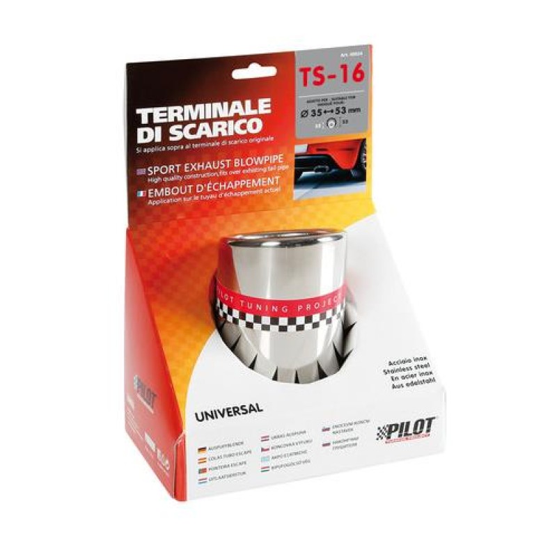 ΑΚΡΟ ΕΞΑΤΜΙΣΗΣ TS-16 S 35-53mm - ΣΤΡΟΓΓΥΛΟ - Lampa - L6002.4