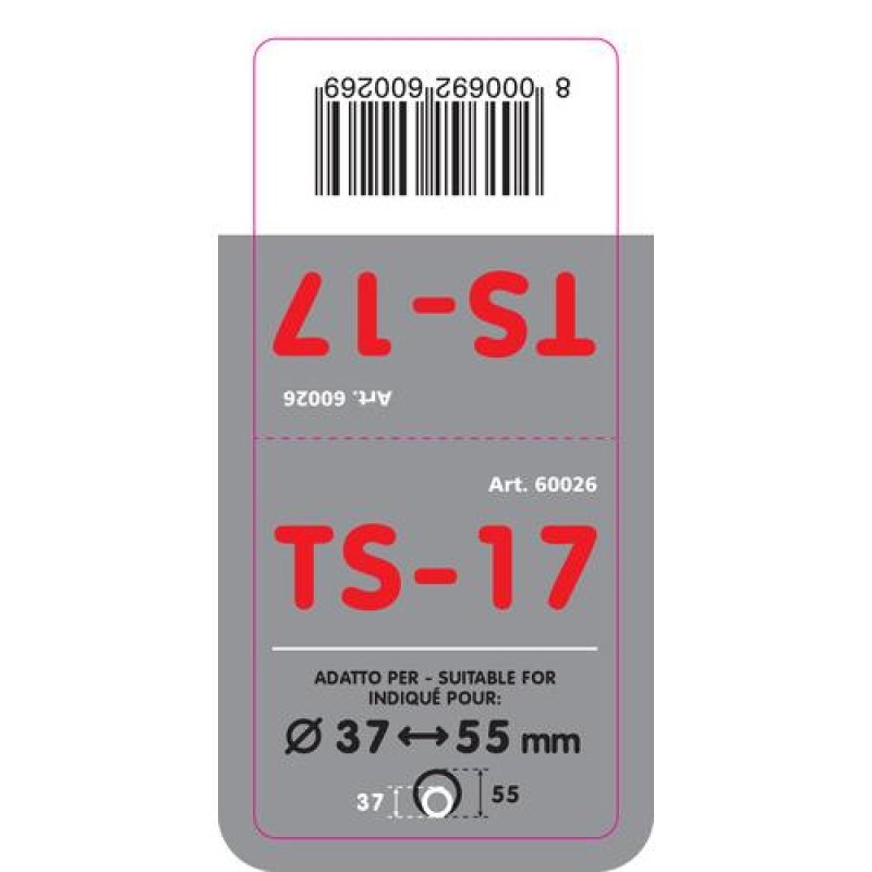 ΑΚΡΟ ΕΞΑΤΜΙΣΗΣ TS-17 S 37-55mm - ΚΟΦΤΟ - Lampa - L6002.6 ΑΚΡΟ ΕΞΑΤΜΙΣΗΣ TS-17 S 37-55mm - ΚΟΦΤΟ - Lampa - L6002.6