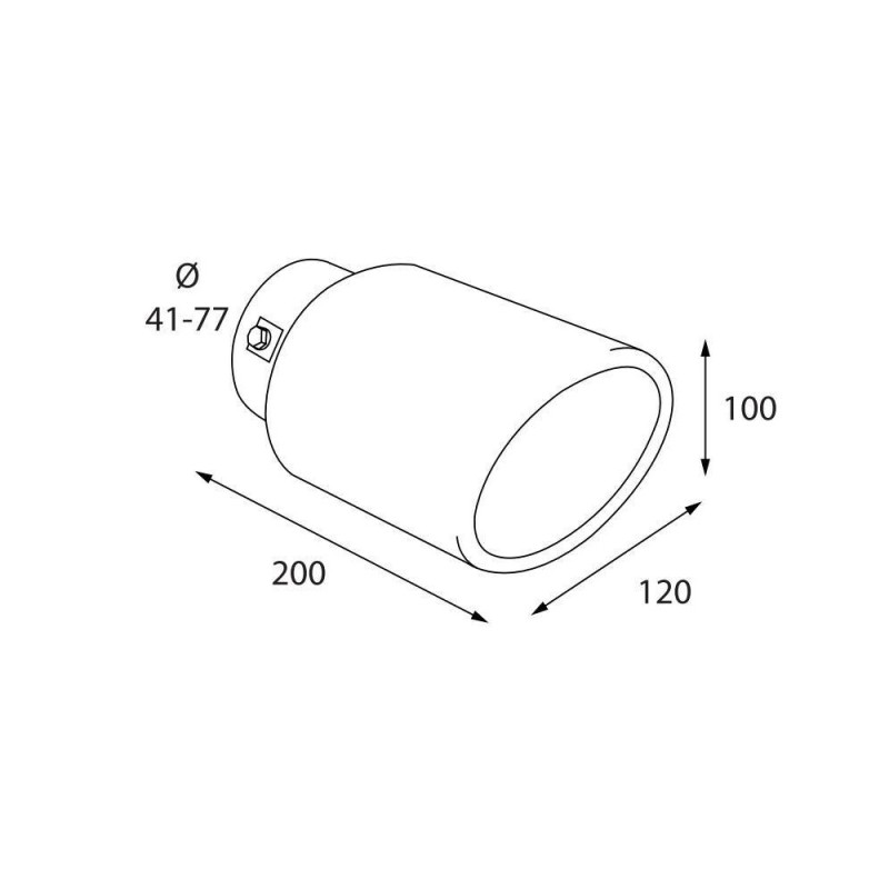 ΑΚΡΟ (ΜΠΟΥΚΑ) ΕΞΑΤΜΙΣΗΣ ΟΒΑΛ TS-78 41>77mm (ΜΗΚΟΣ: 200mm / ΦΑΡΔΟΣ: 120mm ) LAMPA - 1 TEM. - Lampa - L6006.2 ΑΚΡΟ (ΜΠΟΥΚΑ) ΕΞΑΤΜΙΣΗΣ ΟΒΑΛ TS-78 41>77mm (ΜΗΚΟΣ: 200mm / ΦΑΡΔΟΣ: 120mm ) LAMPA - 1 TEM. - Lampa - L6006.2