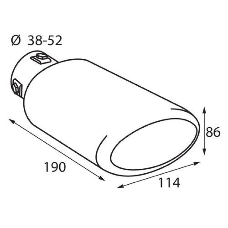 ΑΚΡΟ ΕΞΑΤΜΙΣΗΣ TS-56 Φ38-52mm - Lampa - L6010.8 ΑΚΡΟ ΕΞΑΤΜΙΣΗΣ TS-56 Φ38-52mm - Lampa - L6010.8