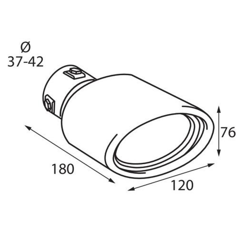 ΑΚΡΟ ΕΞΑΤΜΙΣΗΣ TS-65 Φ37-42mm - Lampa - L6011.3 ΑΚΡΟ ΕΞΑΤΜΙΣΗΣ TS-65 Φ37-42mm - Lampa - L6011.3
