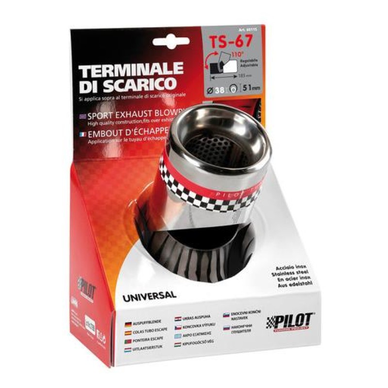 ΑΚΡΟ ΕΞΑΤΜΙΣΗΣ TS-67 40-55mm ΛΟΞΟ 110 ΜΟΙΡΕΣ - Lampa - L6011.5 ΑΚΡΟ ΕΞΑΤΜΙΣΗΣ TS-67 40-55mm ΛΟΞΟ 110 ΜΟΙΡΕΣ - Lampa - L6011.5