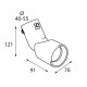 ΑΚΡΟ ΕΞΑΤΜΙΣΗΣ TS-67 40-55mm ΛΟΞΟ 110 ΜΟΙΡΕΣ - Lampa - L6011.5 ΑΚΡΟ ΕΞΑΤΜΙΣΗΣ TS-67 40-55mm ΛΟΞΟ 110 ΜΟΙΡΕΣ - Lampa - L6011.5