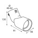 ΑΚΡΟ ΕΞΑΤΜΙΣΗΣ TS-68 40-62mm ΛΟΞΟ 110 ΜΟΙΡΕΣ - Lampa - L6011.6