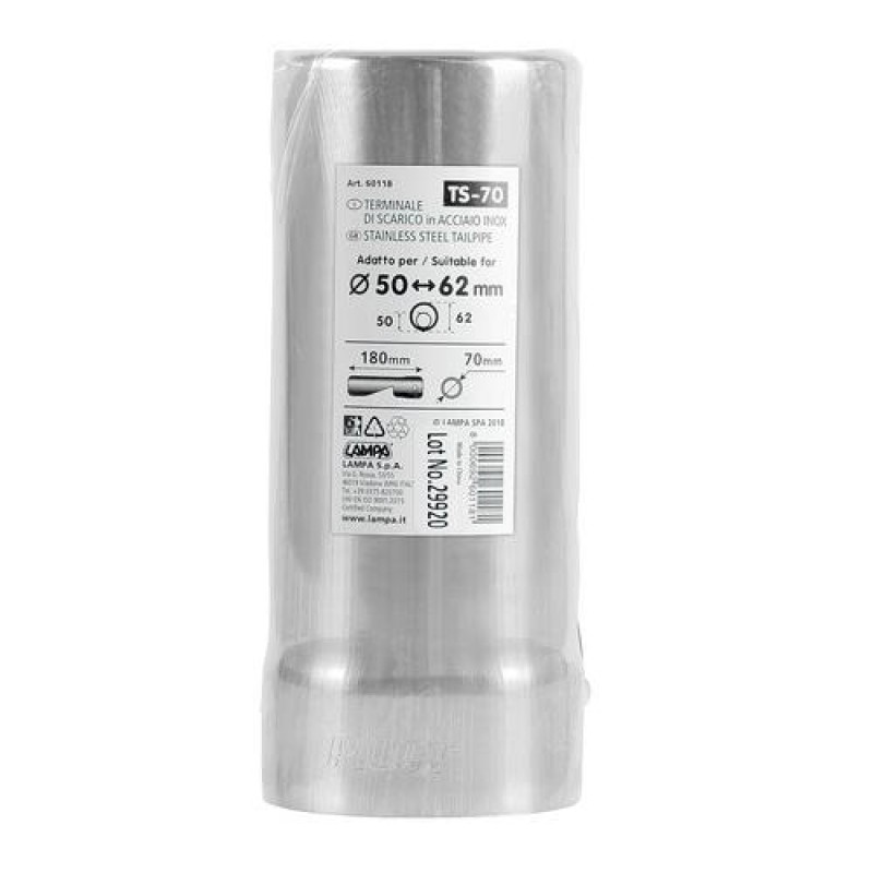ΑΚΡΟ ΕΞΑΤΜΙΣΗΣ TS-70 45-72mm ΚΟΜΜΕΝΟ - Lampa - L6011.8 ΑΚΡΟ ΕΞΑΤΜΙΣΗΣ TS-70 45-72mm ΚΟΜΜΕΝΟ - Lampa - L6011.8