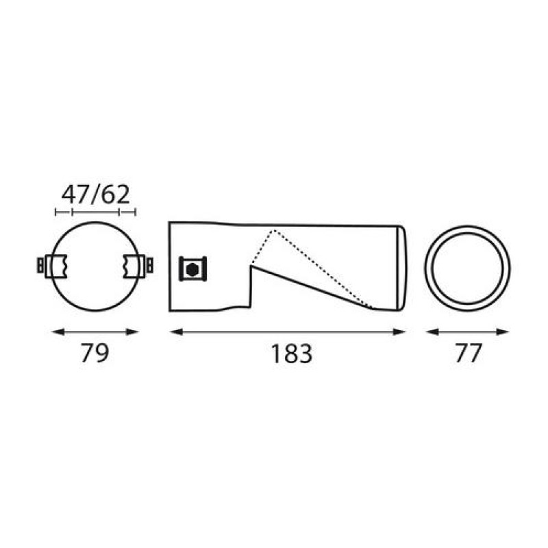 ΑΚΡΟ ΕΞΑΤΜΙΣΗΣ TS-71 50-76mm ΚΟΜΜΕΝΟ - Lampa - L6011.9 ΑΚΡΟ ΕΞΑΤΜΙΣΗΣ TS-71 50-76mm ΚΟΜΜΕΝΟ - Lampa - L6011.9