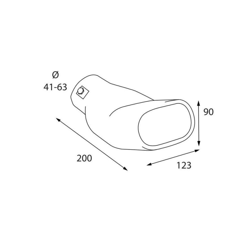 ΑΚΡΟ (ΜΠΟΥΚΑ) ΕΞΑΤΜΙΣΗΣ ΠΛΑΚΕ TS-74 41>73mm (ΜΗΚΟΣ: 200mm / ΦΑΡΔΟΣ: 123mm ) LAMPA - 1 TEM. - Lampa - L6012.6 ΑΚΡΟ (ΜΠΟΥΚΑ) ΕΞΑΤΜΙΣΗΣ ΠΛΑΚΕ TS-74 41>73mm (ΜΗΚΟΣ: 200mm / ΦΑΡΔΟΣ: 123mm ) LAMPA - 1 TEM. - Lampa - L6012.6