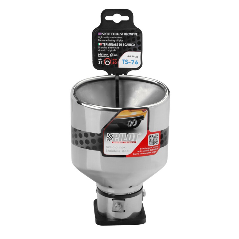ΑΚΡΟ (ΜΠΟΥΚΑ) ΕΞΑΤΜΙΣΗΣ ΟΒΑΛ TS-76 37>60mm (ΜΗΚΟΣ: 190mm / ΦΑΡΔΟΣ: 100mm ) LAMPA - 1 TEM. - Lampa - L6012.8