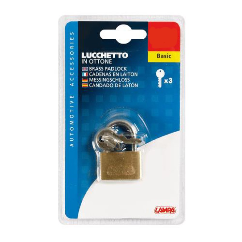 ΛΟΥΚΕΤΟ 40mm BASIC ΜΕ 3 ΚΛΕΙΔΙΑ - Lampa - L6542.6 ΛΟΥΚΕΤΟ 40mm BASIC ΜΕ 3 ΚΛΕΙΔΙΑ - Lampa - L6542.6
