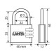 ΛΟΥΚΕΤΟ 40mm PADLOCK ΜΕ 3 ΨΗΦΙΑ - Lampa - L6543.2 ΛΟΥΚΕΤΟ 40mm PADLOCK ΜΕ 3 ΨΗΦΙΑ - Lampa - L6543.2
