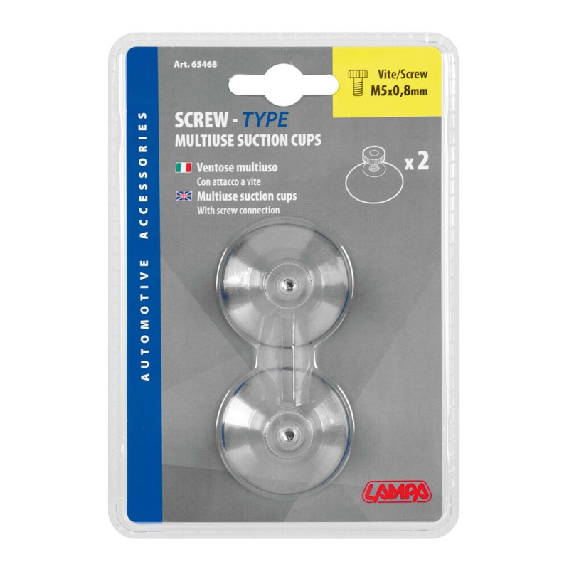 ΒΕΝΤΟΥΖΕΣ ΓΕΝΙΚΗΣ ΧΡΗΣΕΩΣ ΜΕ ΒΙΔΑ M5x0,8mm/40mm MULTIUSE CUPS LAMPA -2 ΤΕΜ - Lampa - L6546.8 ΒΕΝΤΟΥΖΕΣ ΓΕΝΙΚΗΣ ΧΡΗΣΕΩΣ ΜΕ ΒΙΔΑ M5x0,8mm/40mm MULTIUSE CUPS LAMPA -2 ΤΕΜ - Lampa - L6546.8