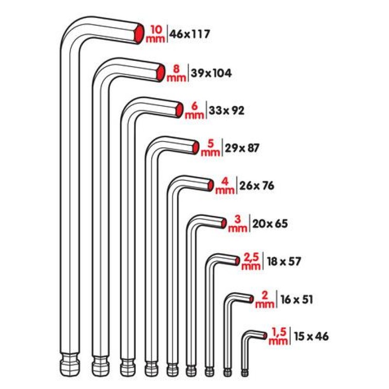 ΑΛΛΕΝ (ALLEN) ΕΞΑΓΩΝΑ ΚΛΕΙΔΙΑ 9 ΤΕΜΑΧΙΩΝ (1,5-2-2,5-3-4-5-6-8-10mm) ΧΡΩΜΙΟ-ΒΑΝΑΔΙΟ (CRV) - Lampa - L6600.3 ΑΛΛΕΝ (ALLEN) ΕΞΑΓΩΝΑ ΚΛΕΙΔΙΑ 9 ΤΕΜΑΧΙΩΝ (1,5-2-2,5-3-4-5-6-8-10mm) ΧΡΩΜΙΟ-ΒΑΝΑΔΙΟ (CRV) - Lampa - L6600.3