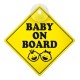 BABY ON BOARD ΕΝΔΕΙΞΗ ΜΕ ΒΕΝΤΟΥΖΑ 127x127mm - Lampa - L6685.8 BABY ON BOARD ΕΝΔΕΙΞΗ ΜΕ ΒΕΝΤΟΥΖΑ 127x127mm - Lampa - L6685.8