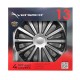 ΤΑΣΙ 13" HUBCAP TREND SILVER BLACK - ΣΕΤ 4ΤΕΜ ΣΕ ΚΟΥΤΙ ΑΜΙΟ - 4 ΤΕΜ. - Amio - 6827/AM
