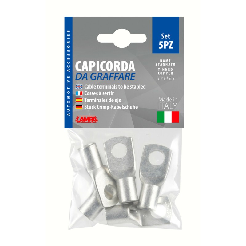 ΑΚΡΟΔΕΚΤΕΣ ΚΑΛΩΔΙΩΝ ΜΠΑΤΑΡΙΑΣ 50mm² ΜΕ ΤΡΥΠΑ 10mm 5ΤΕΜ - Lampa - L6992.0 ΑΚΡΟΔΕΚΤΕΣ ΚΑΛΩΔΙΩΝ ΜΠΑΤΑΡΙΑΣ 50mm² ΜΕ ΤΡΥΠΑ 10mm 5ΤΕΜ - Lampa - L6992.0