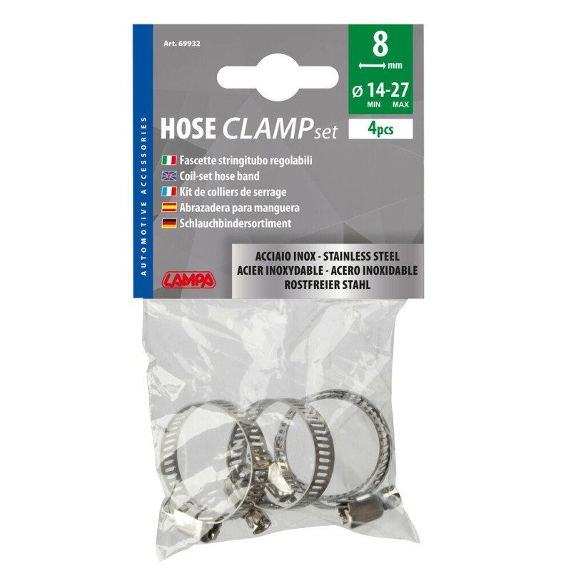 ΚΟΛΙΕΔΕΣ ΣΦΙΓΚΤΗΡΕΣ ΥΨΟΥΣ 8mm & ΔΙΑΜΕΤΡΟΥ 14>27mm ΑΠΟ ΑΝΟΞΕΙΔΩΤΟ ΑΤΣΑΛΙ 4 ΤΕΜ - Lampa - L6993.2 ΚΟΛΙΕΔΕΣ ΣΦΙΓΚΤΗΡΕΣ ΥΨΟΥΣ 8mm & ΔΙΑΜΕΤΡΟΥ 14>27mm ΑΠΟ ΑΝΟΞΕΙΔΩΤΟ ΑΤΣΑΛΙ 4 ΤΕΜ - Lampa - L6993.2