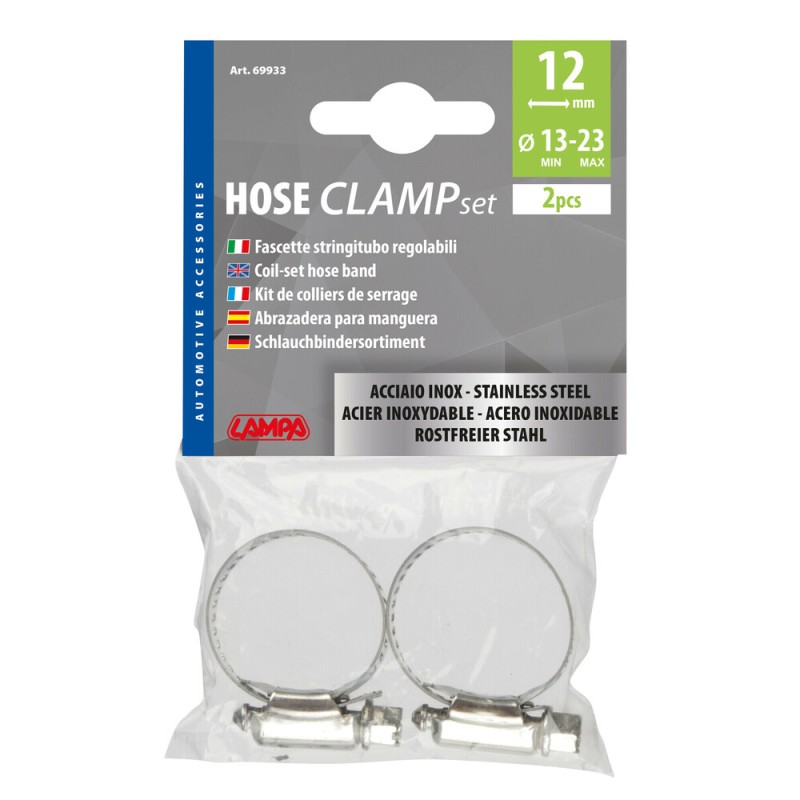 ΚΟΛΙΕΔΕΣ ΣΦΙΓΚΤΗΡΕΣ ΥΨΟΥΣ 12mm & ΔΙΑΜΕΤΡΟΥ 13>23mm ΑΠΟ ΑΝΟΞΕΙΔΩΤΟ ΑΤΣΑΛΙ 2 ΤΕΜ. - Lampa - L6993.3 ΚΟΛΙΕΔΕΣ ΣΦΙΓΚΤΗΡΕΣ ΥΨΟΥΣ 12mm & ΔΙΑΜΕΤΡΟΥ 13>23mm ΑΠΟ ΑΝΟΞΕΙΔΩΤΟ ΑΤΣΑΛΙ 2 ΤΕΜ. - Lampa - L6993.3