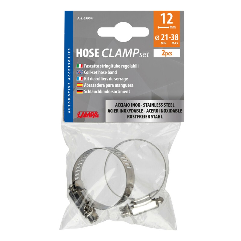 ΚΟΛΙΕΔΕΣ ΣΦΙΓΚΤΗΡΕΣ ΥΨΟΥΣ 12mm & ΔΙΑΜΕΤΡΟΥ 21>38mm ΑΠΟ ΑΝΟΞΕΙΔΩΤΟ ΑΤΣΑΛΙ 2 ΤΕΜ. - Lampa - L6993.4 ΚΟΛΙΕΔΕΣ ΣΦΙΓΚΤΗΡΕΣ ΥΨΟΥΣ 12mm & ΔΙΑΜΕΤΡΟΥ 21>38mm ΑΠΟ ΑΝΟΞΕΙΔΩΤΟ ΑΤΣΑΛΙ 2 ΤΕΜ. - Lampa - L6993.4