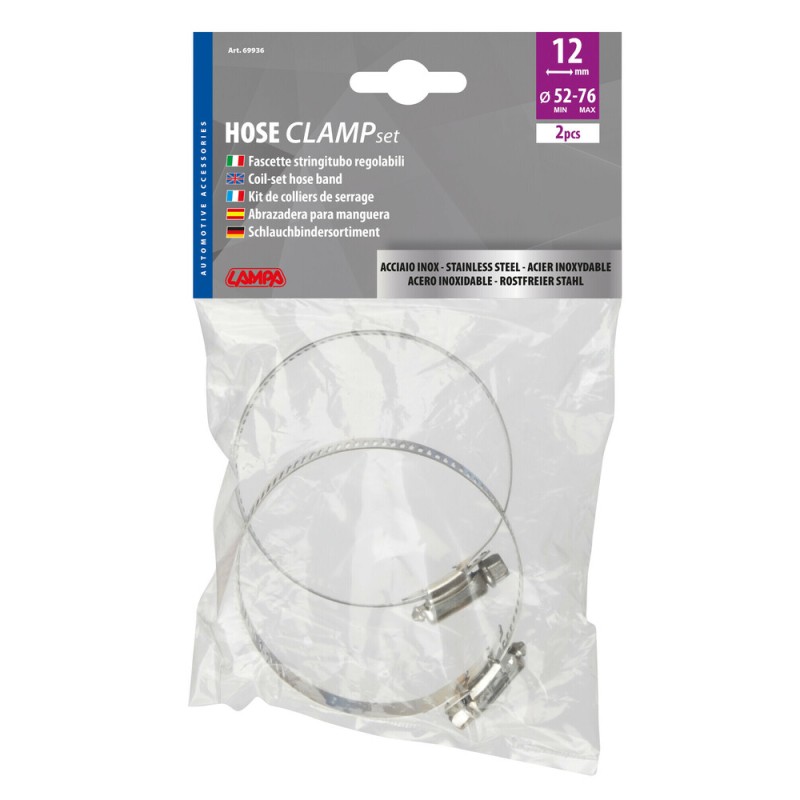ΚΟΛΙΕΔΕΣ ΣΦΙΓΚΤΗΡΕΣ ΥΨΟΥΣ 12mm & ΔΙΑΜΕΤΡΟΥ 52>76mm ΑΠΟ ΑΝΟΞΕΙΔΩΤΟ ΑΤΣΑΛΙ 2 ΤΕΜ. - Lampa - L6993.6 ΚΟΛΙΕΔΕΣ ΣΦΙΓΚΤΗΡΕΣ ΥΨΟΥΣ 12mm & ΔΙΑΜΕΤΡΟΥ 52>76mm ΑΠΟ ΑΝΟΞΕΙΔΩΤΟ ΑΤΣΑΛΙ 2 ΤΕΜ. - Lampa - L6993.6