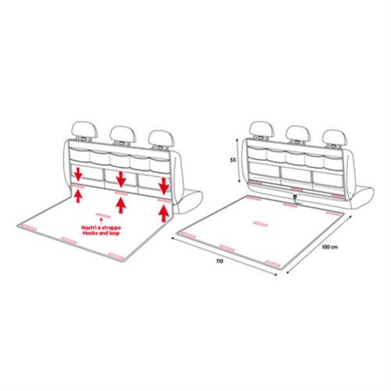 ORGANIZER ΚΑΙ ΚΑΛΥΜΜΑ ΠΟΡΤ-ΜΠΑΓΚΑΖ ΑΔΙΑΒΡΟΧΟ 2in1 110x100cm+110x55cm - Lampa - L6995.4 ORGANIZER ΚΑΙ ΚΑΛΥΜΜΑ ΠΟΡΤ-ΜΠΑΓΚΑΖ ΑΔΙΑΒΡΟΧΟ 2in1 110x100cm+110x55cm - Lampa - L6995.4