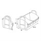 ORGANIZER ΠΟΡΤ ΜΠΑΓΚΑΖ DELUXE (M) 52 Χ 32 cm - Lampa - L6996.2