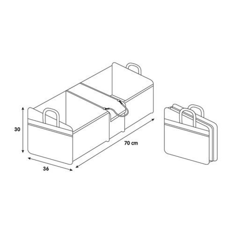 ORGANIZER ΠΟΡΤ ΜΠΑΓΚΑΖ DELUXE (XL) 70 Χ 36 cm - Lampa - L6996.3 ORGANIZER ΠΟΡΤ ΜΠΑΓΚΑΖ DELUXE (XL) 70 Χ 36 cm - Lampa - L6996.3