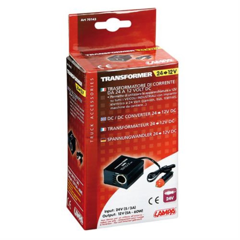 ΜΕΤΑΣΧΗΜΑΤΙΣΤΗΣ 24V ΣΕ 12V - Lampa - L7014.3