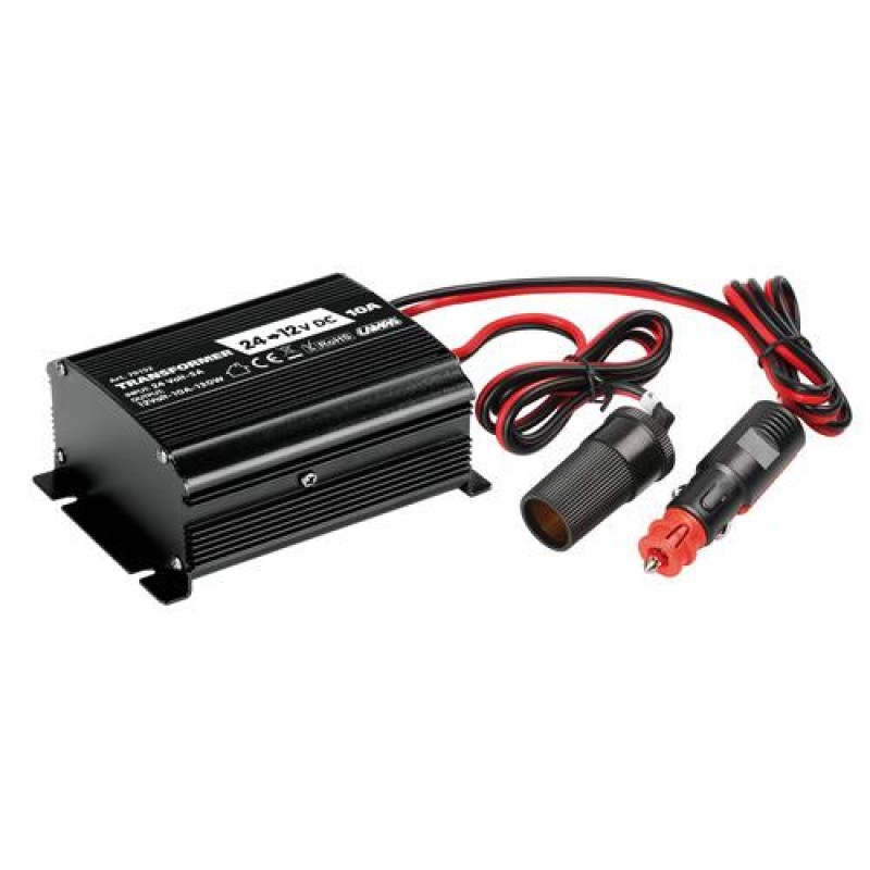 ΜΕΤΑΣΧΗΜΑΤΙΣΤΗΣ ΑΝΑΠΤΗΡΑ ΑΠΟ 24V 5Α ΣΕ 12V 10A 120W ΜΕ ΚΑΛΩΔΙΟ 75cm - Lampa - L7015.2 ΜΕΤΑΣΧΗΜΑΤΙΣΤΗΣ ΑΝΑΠΤΗΡΑ ΑΠΟ 24V 5Α ΣΕ 12V 10A 120W ΜΕ ΚΑΛΩΔΙΟ 75cm - Lampa - L7015.2